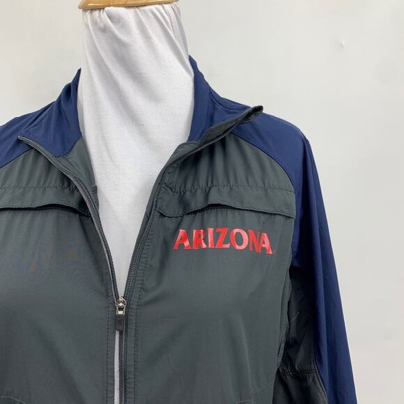 Nike Jacket Womens S Small Arizona Wildcats Full Zip Windbreaker Track Vented - Picture 3 of 15